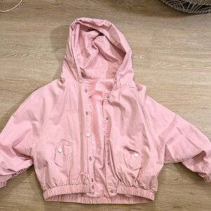 HALARA Pink Hooded Puffer Jacket